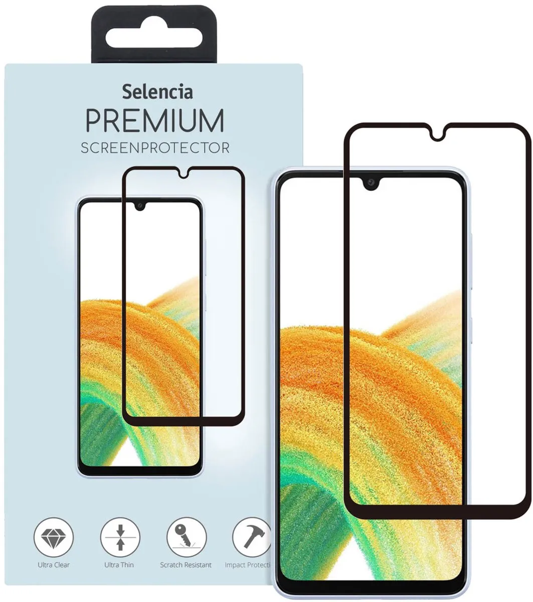 Selencia Screenprotector Samsung Galaxy A34 5G - Gehard Glas