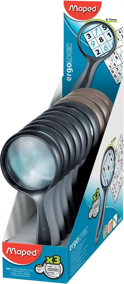 Maped Ergologic Loep 75mm - 3x Vergroting - afbeelding 5 van 6