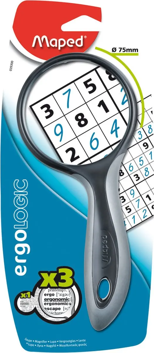 Maped Ergologic Loep 75mm - 3x Vergroting - afbeelding 4 van 6