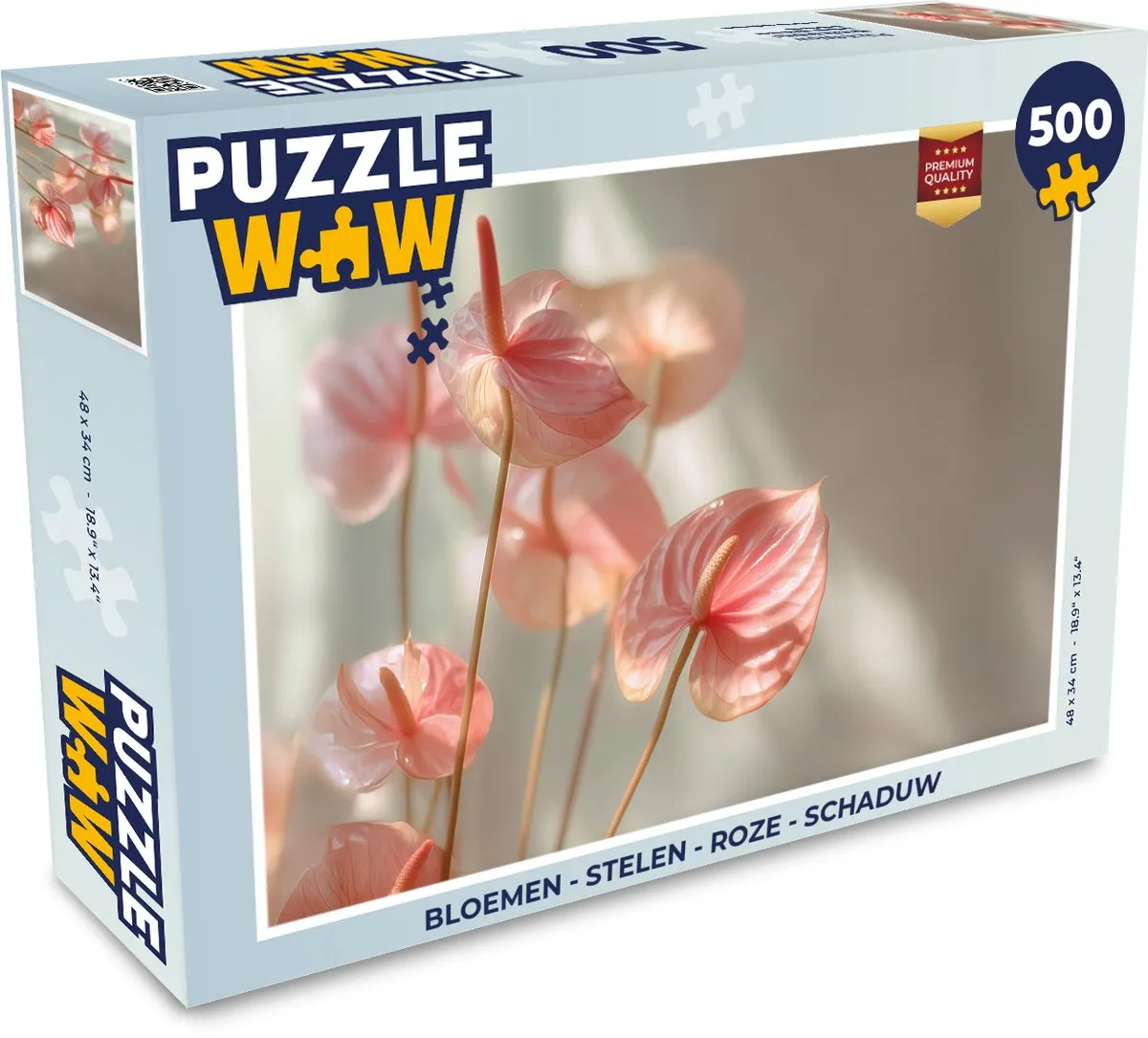 PuzzleWow Bloemen Puzzel 500 Stuks