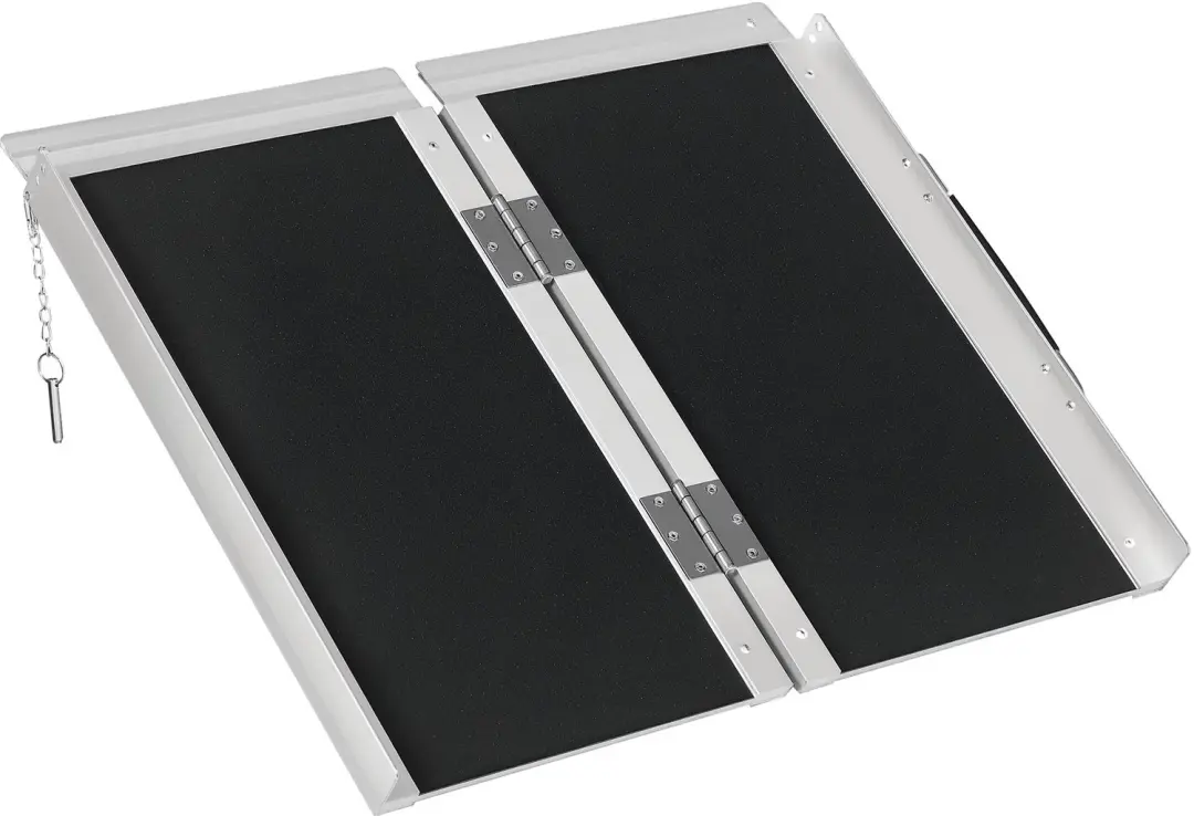 HOMCOM-Rolstoelhelling-Aluminiumlegering-60x73x5cm-Zilver