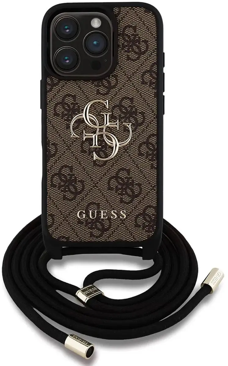 Guess 4G CBDY iPhone 16 Pro Max Hoes - Bruin - afbeelding 3 van 6