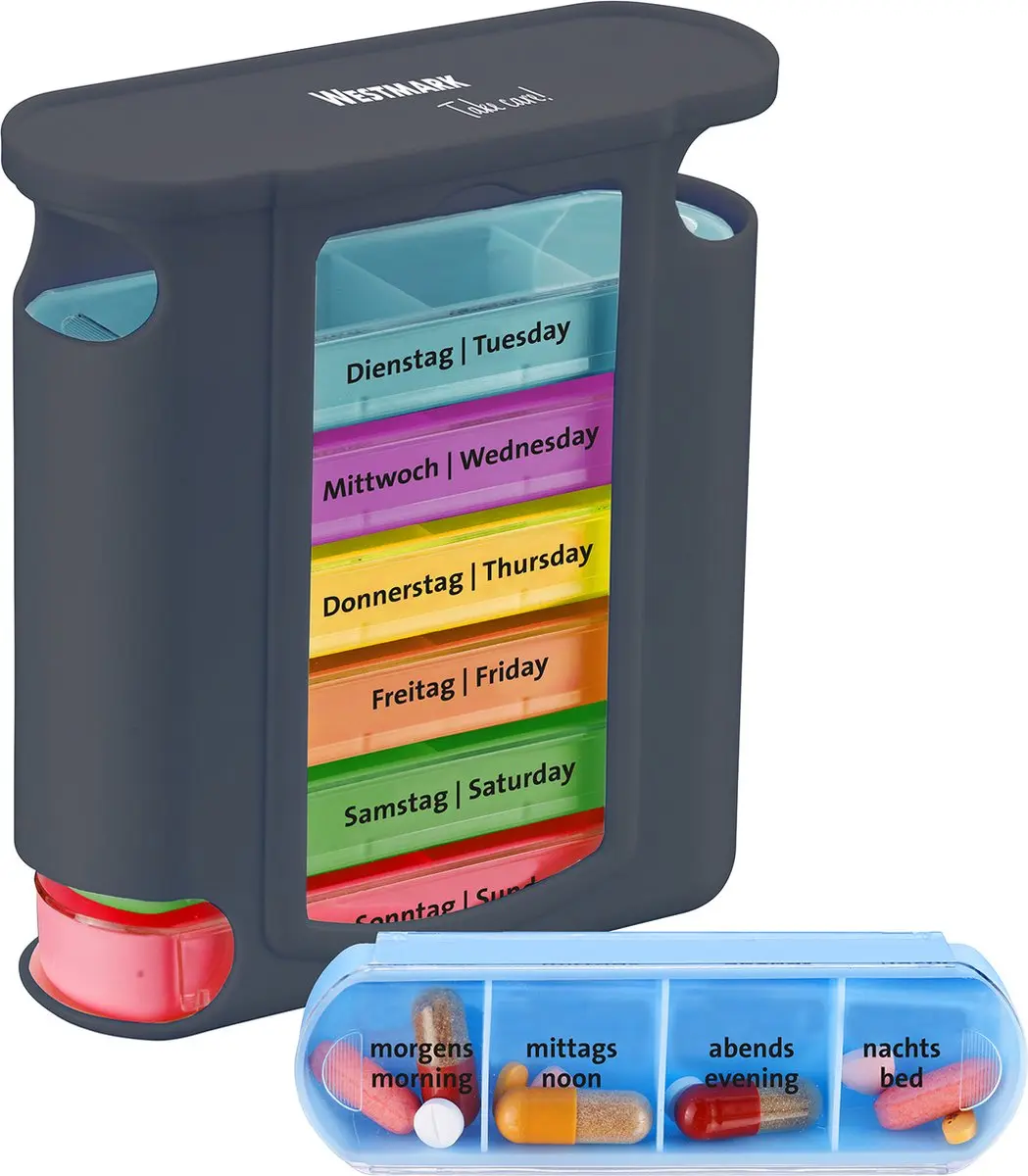Westmark Tablettenbox 7-daags - 4 Vakjes per Dag - afbeelding 4 van 4