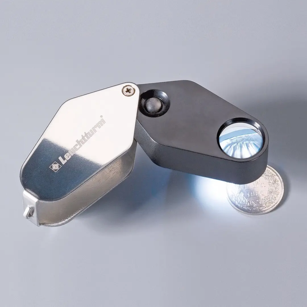Inslag-Lichtloep met 10x vergroting