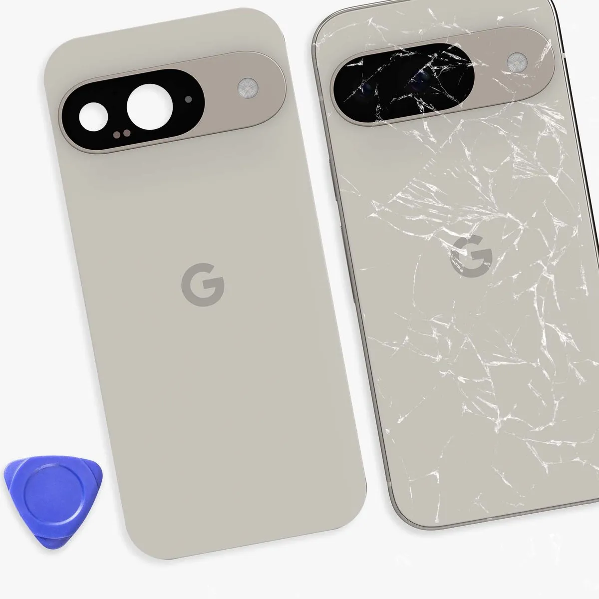 Google Pixel 9 Pro Achterruit - Wit