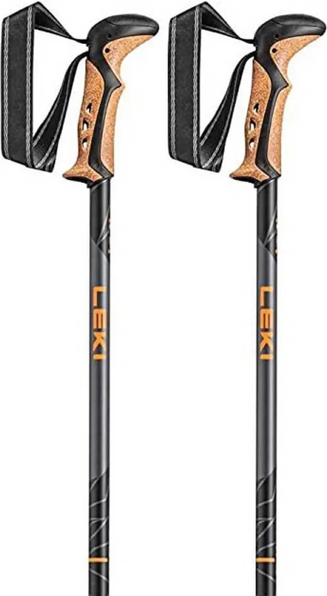 LEKI Khumbu AS Wandelstokken - Dark-Anthracite/Orange/Black - afbeelding 4 van 6