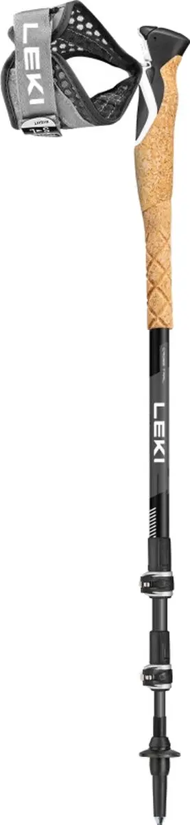 Leki Cross Trail Lite 3 delig Wandel stokken Antraciet 1