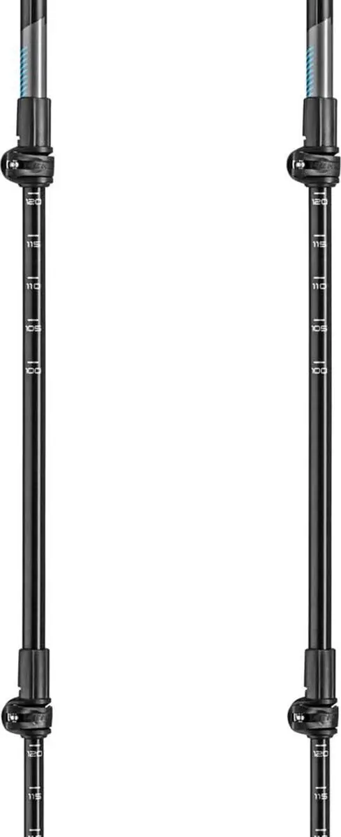 LEKI Cross Trail Lite TA Wandelstokken 100-135cm - Zwart/Wit/Blauw - afbeelding 3 van 6