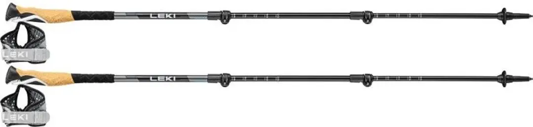 LEKI Cross Trail Lite TA Wandelstokken 100-135cm - Zwart/Wit/Blauw - afbeelding 6 van 6