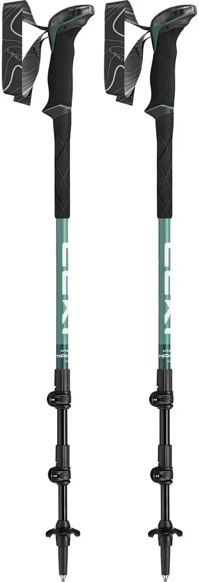 LEKI Makalu Lite Trekkingstok 100–135cm Green/White - afbeelding 3 van 6