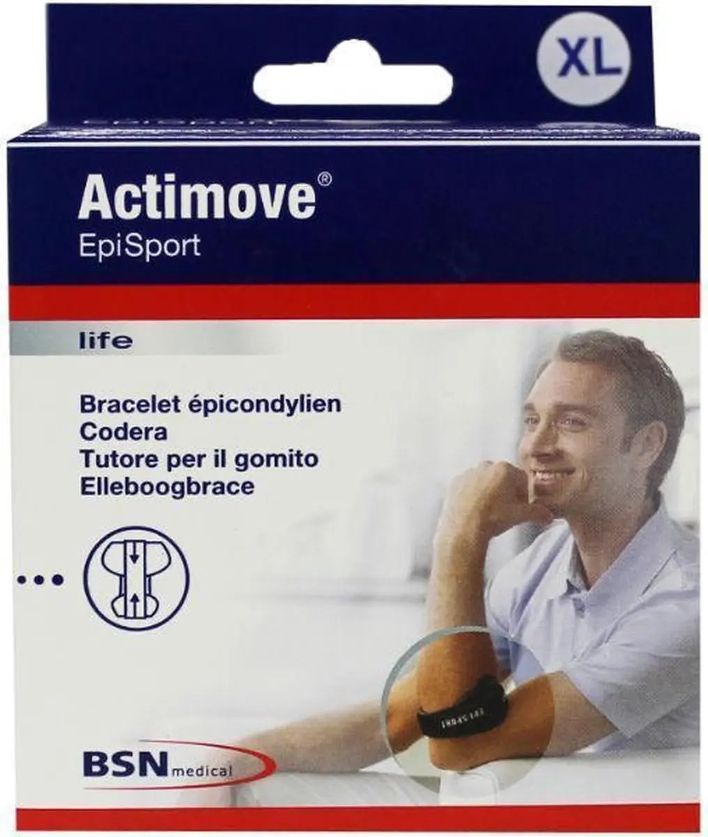 Actimove EpiSport Elleboogbrace XL - Wit - afbeelding 2 van 2