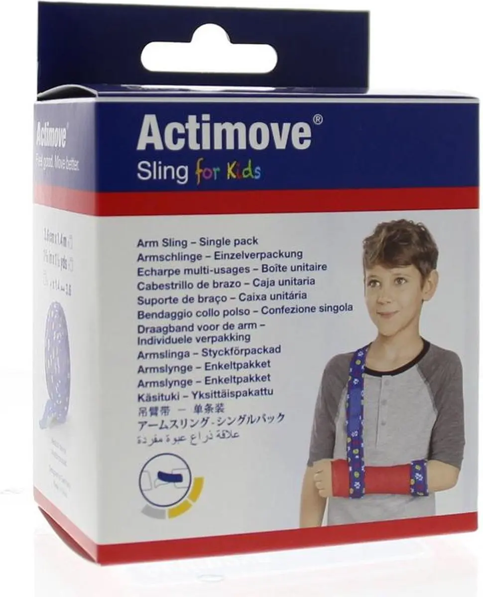Actimove Sling Kids 3.6cm x 1.4m - Blauw - afbeelding 5 van 5