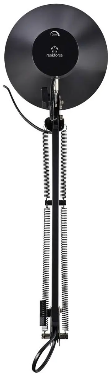 Renkforce RF-5846468 LED-klemlamp 9W - Zwart - afbeelding 2 van 4