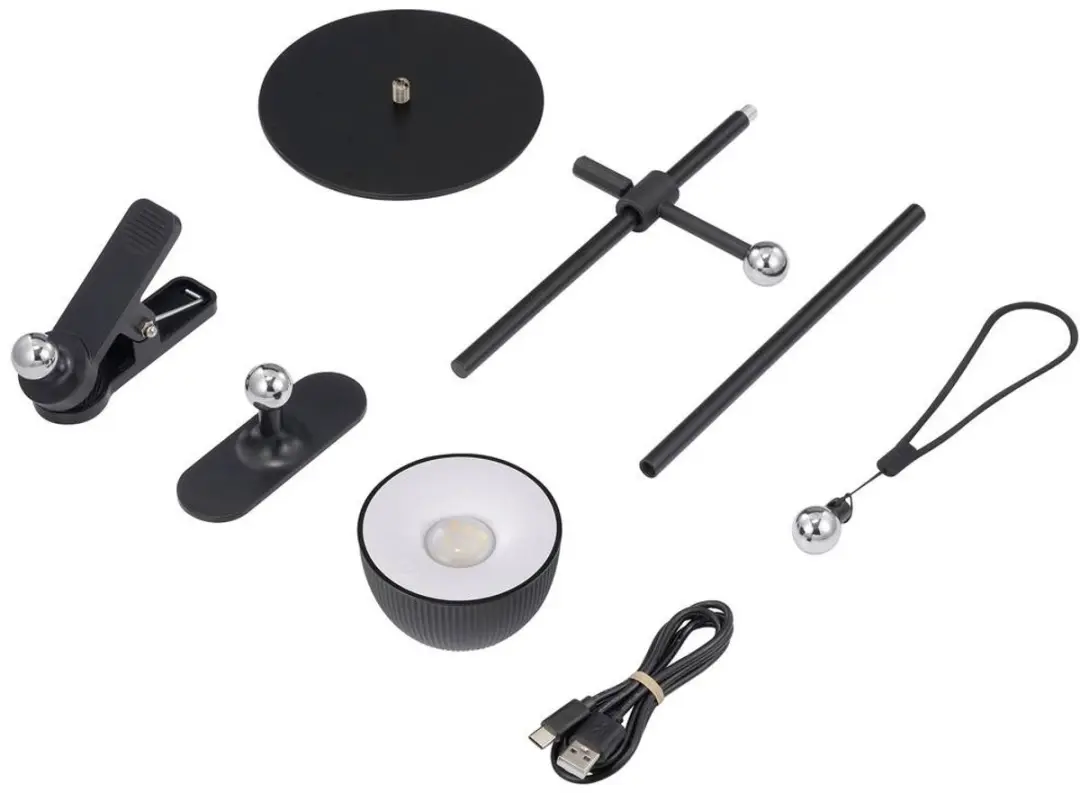 Renkforce RF-6386962 LED-tafellamp Zwart - afbeelding 2 van 4