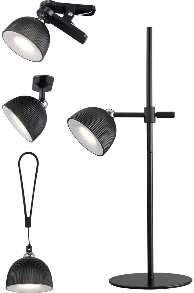 Renkforce RF-6386962 LED-tafellamp Zwart - afbeelding 3 van 4