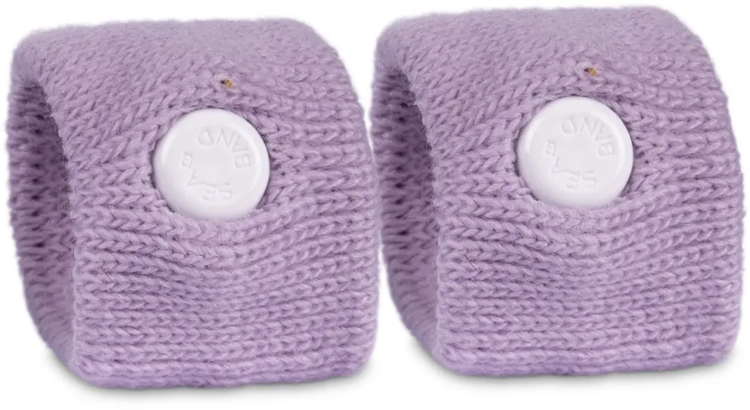 Sea Band Anti-misselijkheid Armband Roze - 2 Stuks - afbeelding 2 van 3