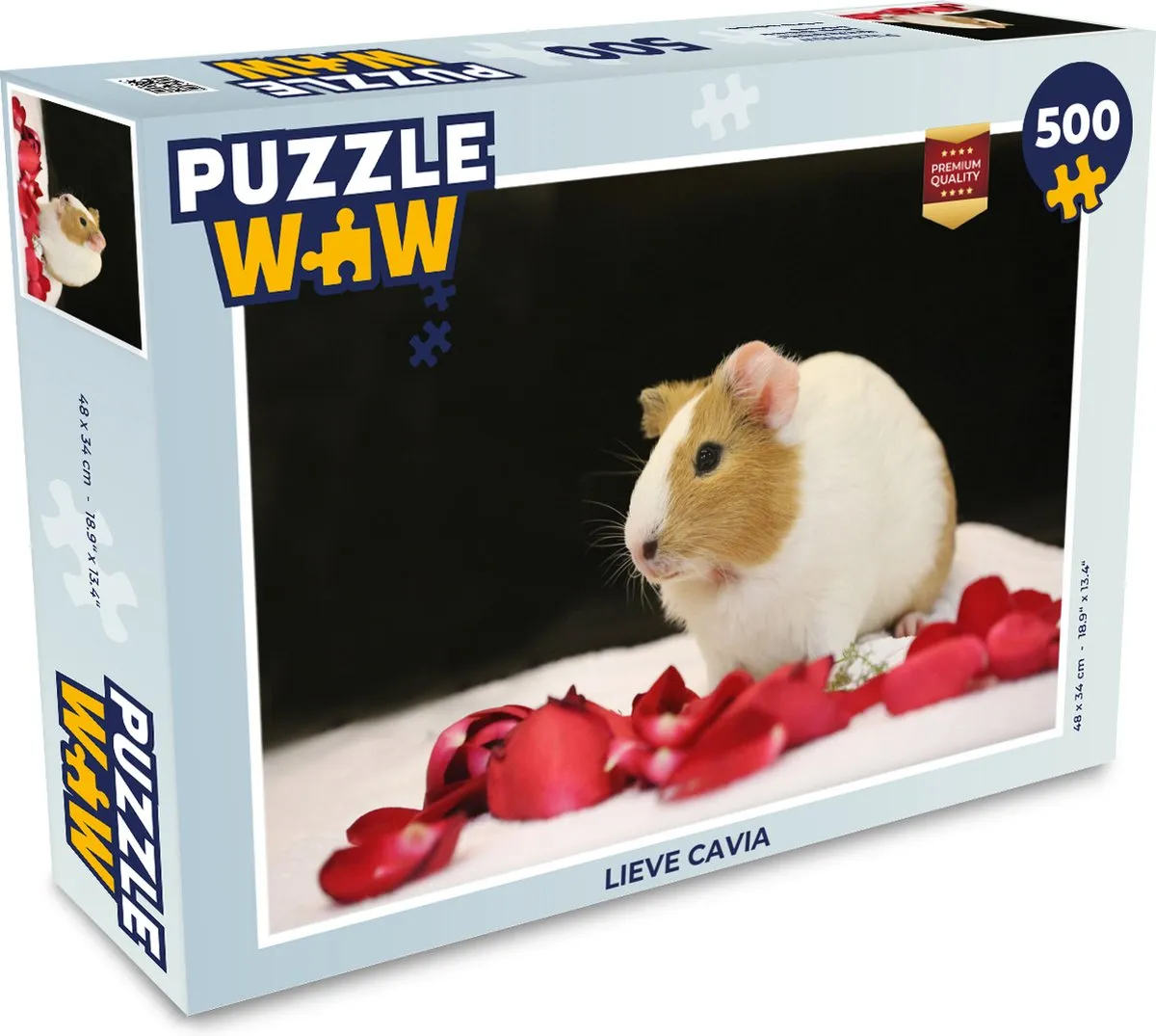 PuzzleWow Lieve cavia Legpuzzel 500 Stuks