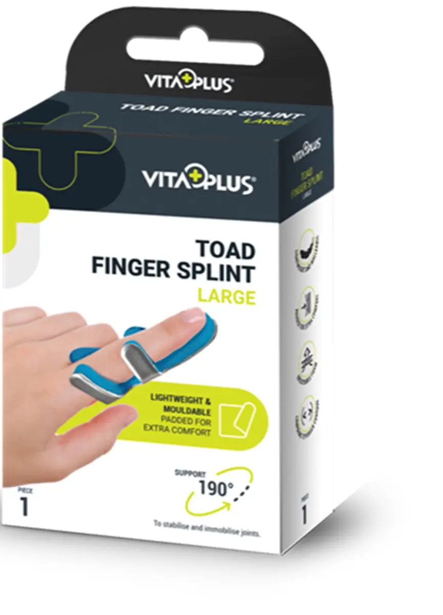 Vitaplus Toad Finger Splint Large