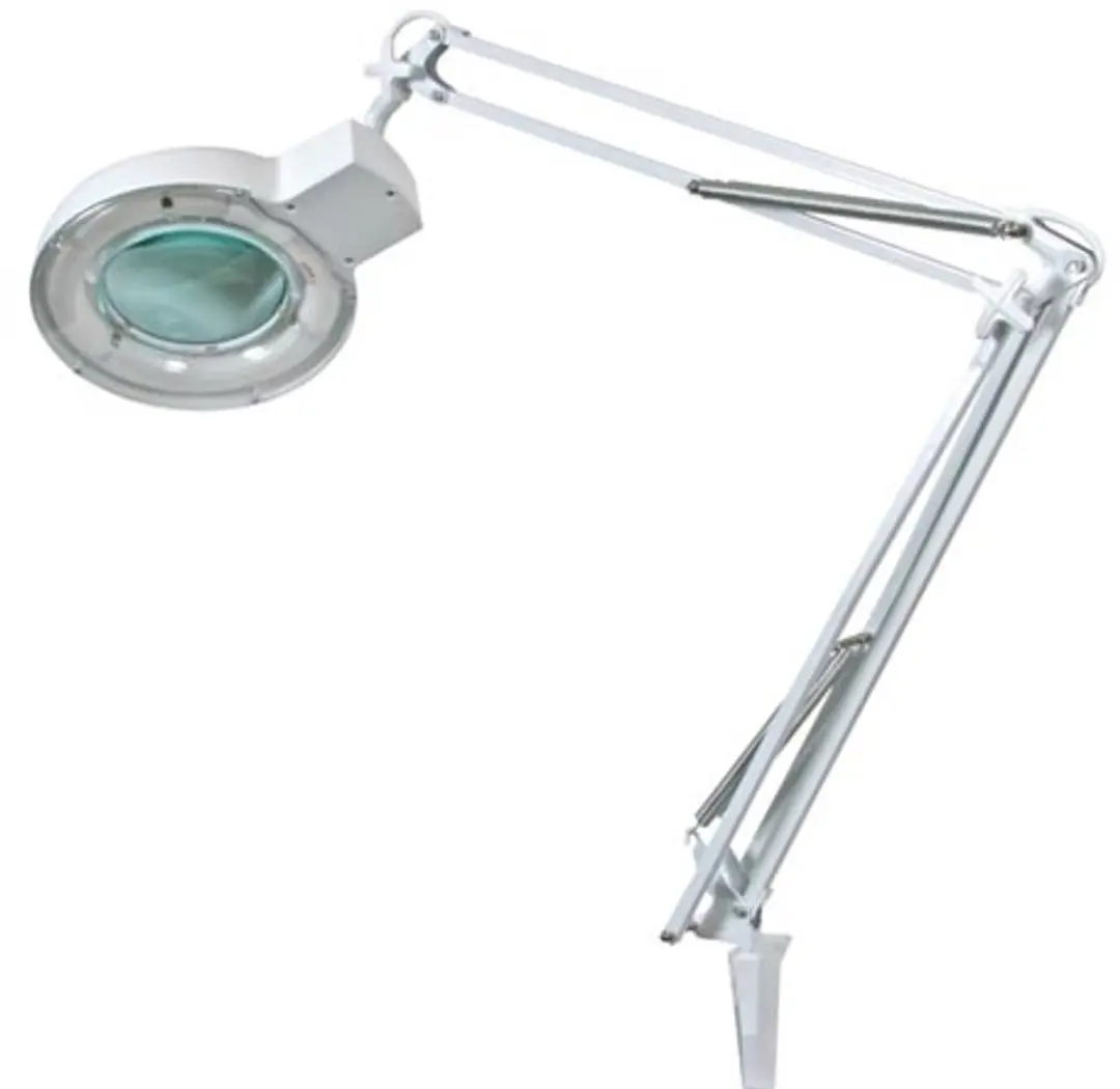 Velleman Loeplamp met klem, zwenkarm, aan/uit-schakelaar, spaarlamp (22 W), verg