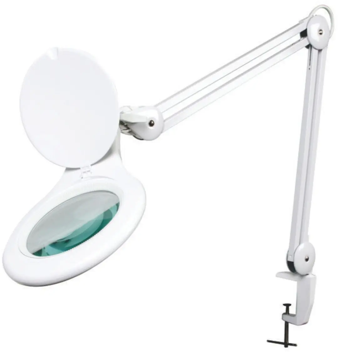 Velleman Loeplamp met klem, zwenkarm, aan/uit-schakelaar, vergroting 2.25x, voor
