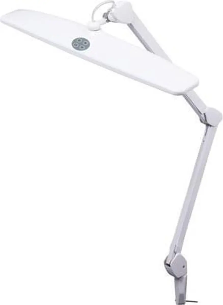 Velleman Verstelbare bureaulamp met klem, flexibele zwenkarm, aan/uit-schakelaar