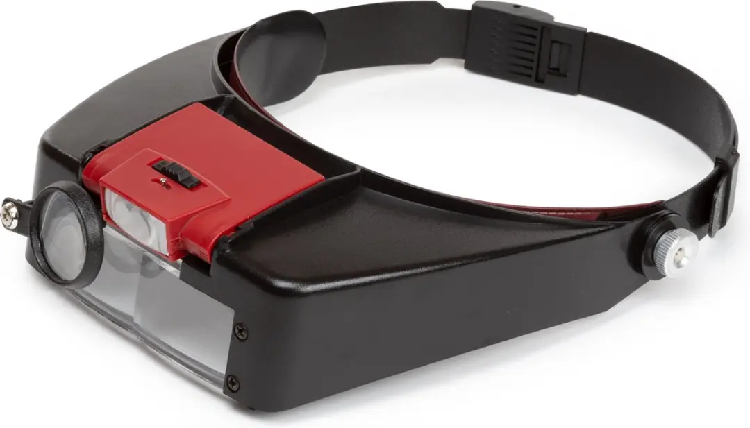 Velleman Hoofdloep met LED-verlichting 1.8x/2.3x/3.3x