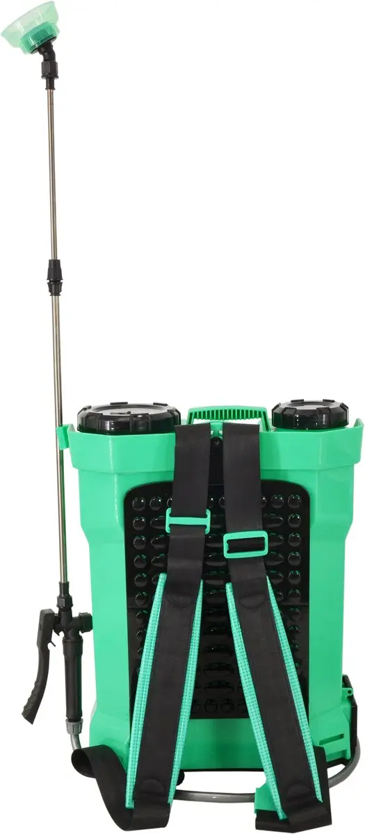 AWTools 16L Rugspuit 12V 8Ah Telescooplans Groen - afbeelding 3 van 5