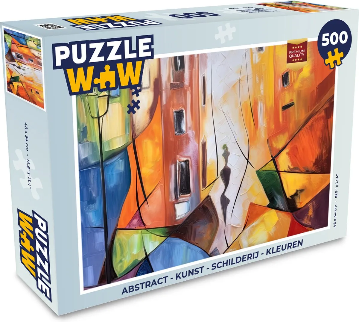 PuzzleWow Abstract Legpuzzel 500 Stuks