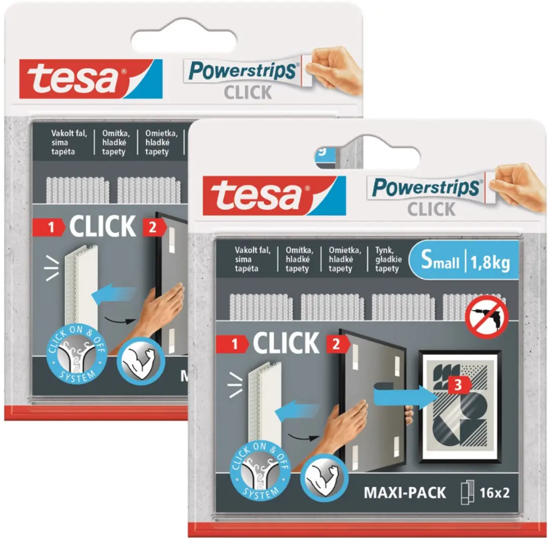 Tesa Powerstrips Click