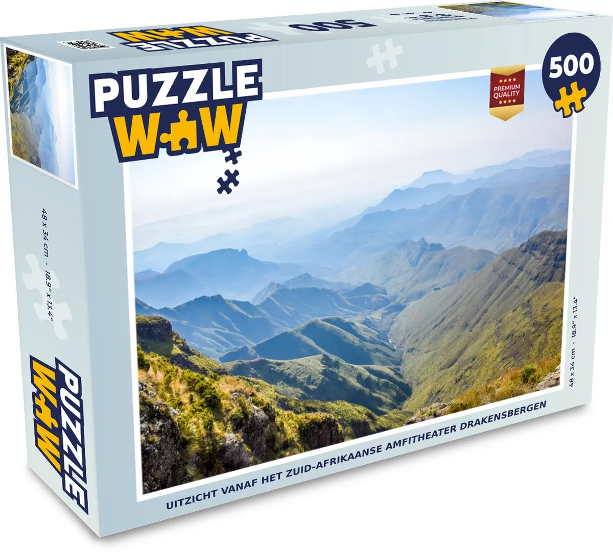 PuzzleWow Drakensbergen Amfitheater Legpuzzel 500 Stuks