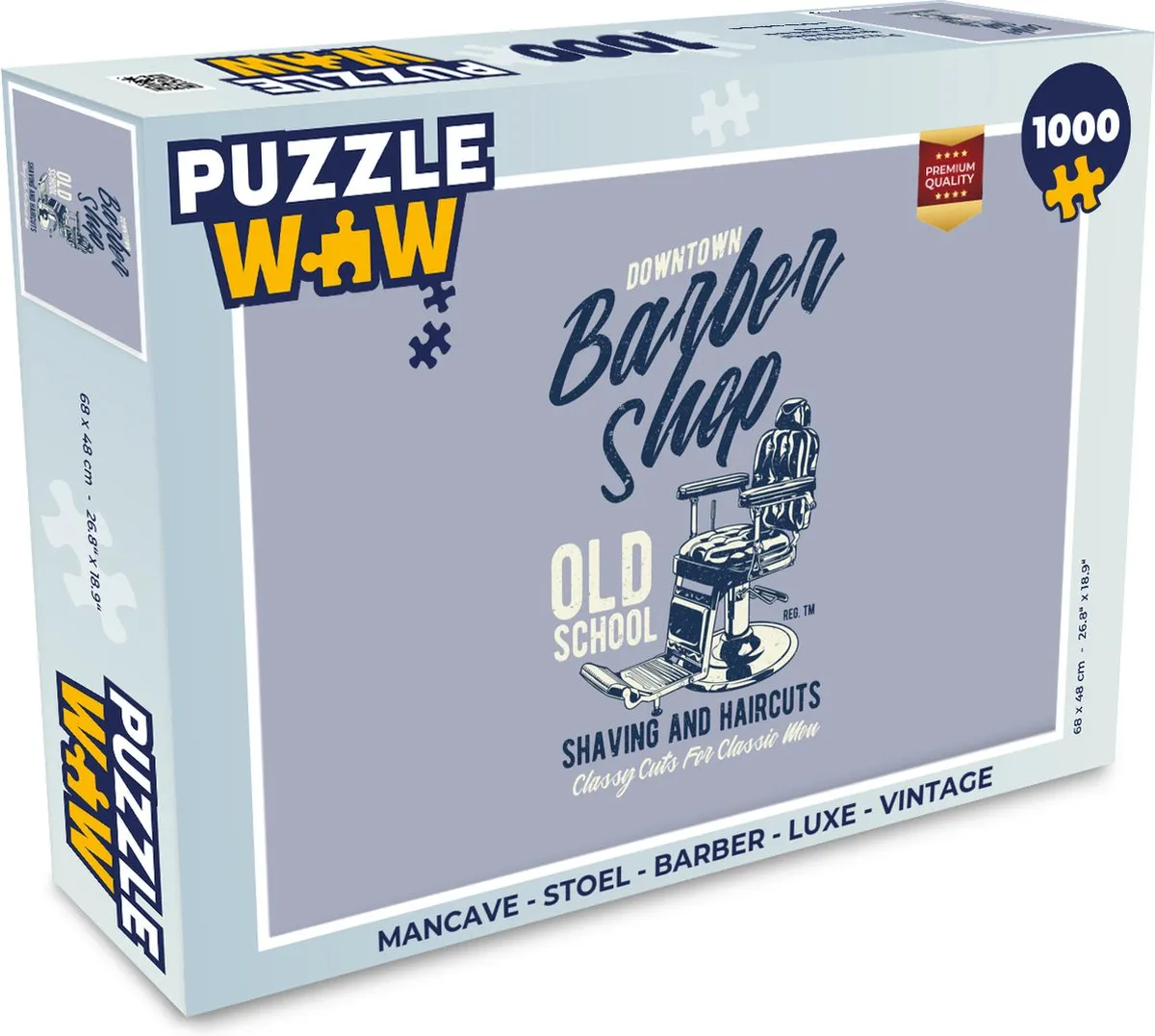 PuzzleWow Mancave Legpuzzel 1000 Stuks
