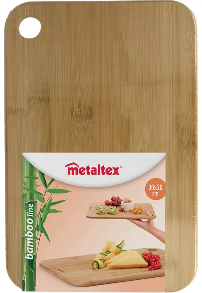 Metaltex Bamboe Snijplank 30x20cm