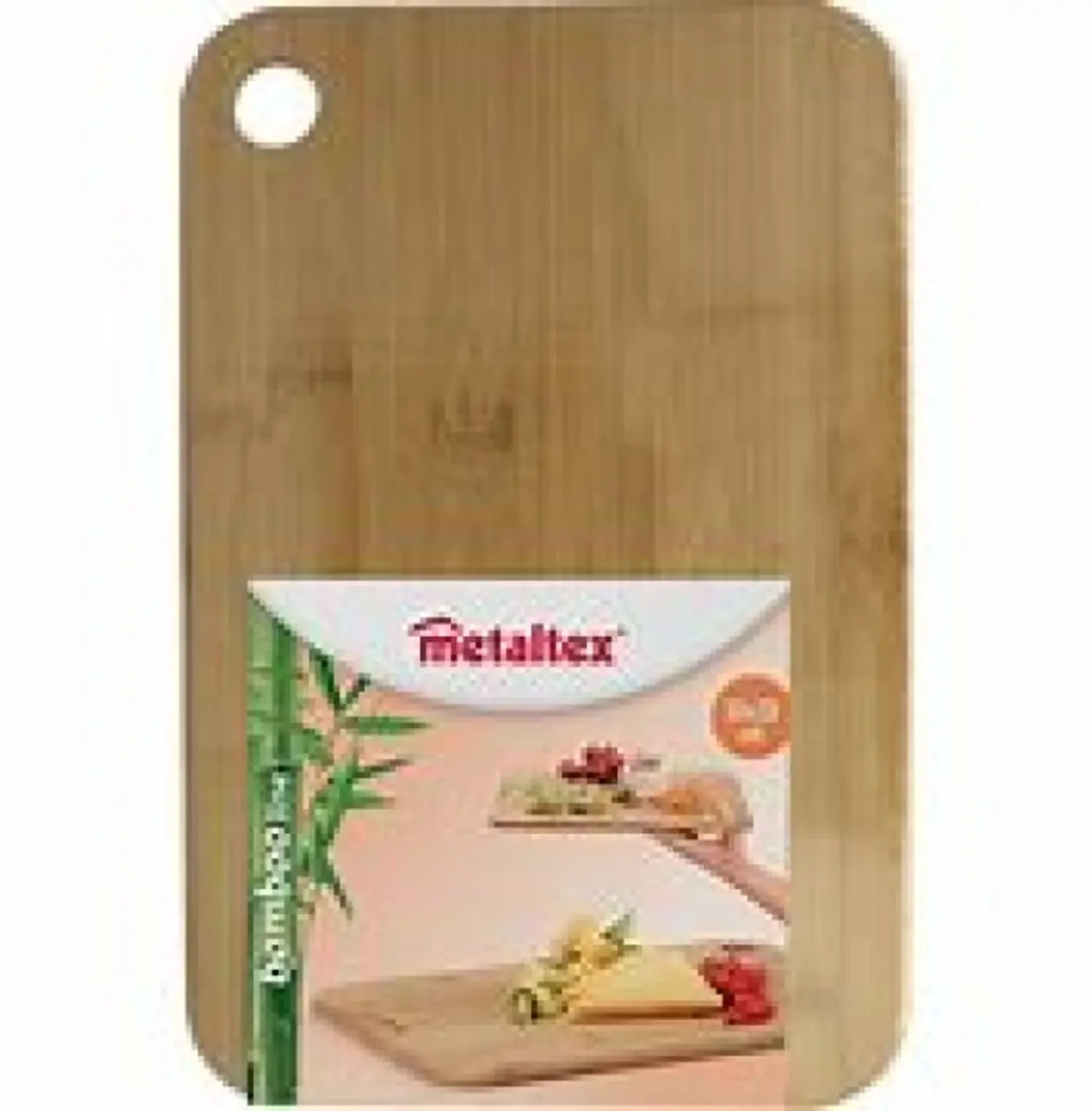 Metaltex Bamboe Snijplank 30x20cm - Blauw - afbeelding 3 van 3