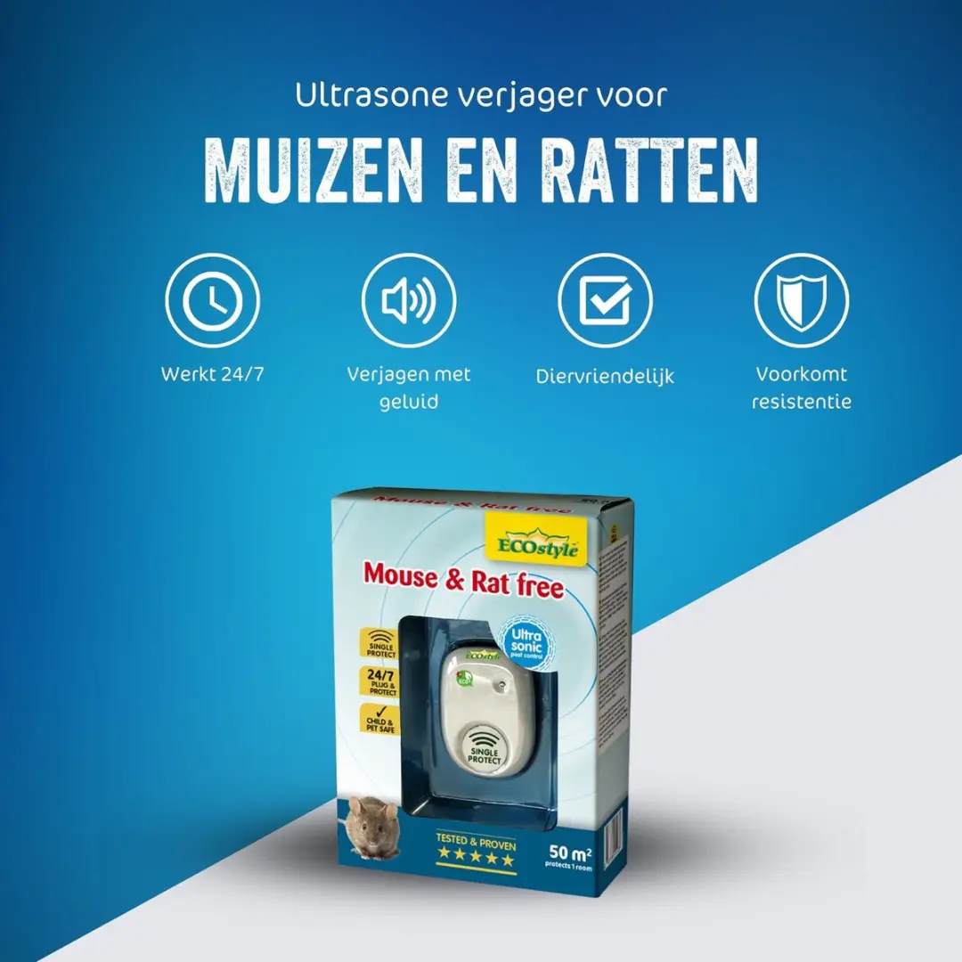 ECOstyle Mouse & Rat Free 30+30m² Verjagers - afbeelding 6 van 6