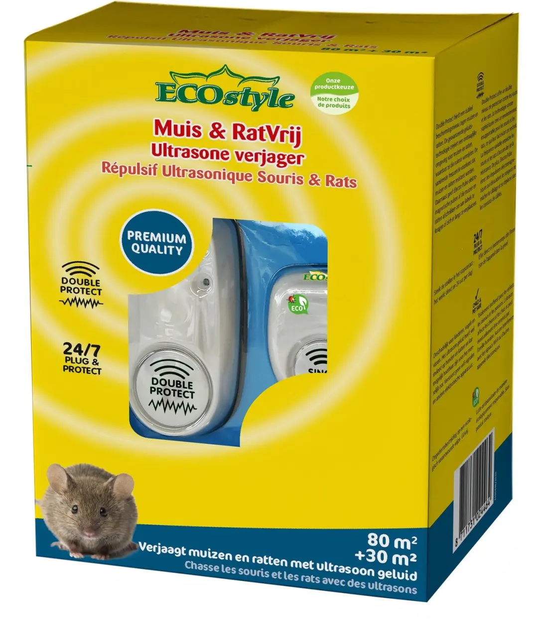 ECOstyle Mouse & Rat Free 110m² Duopack