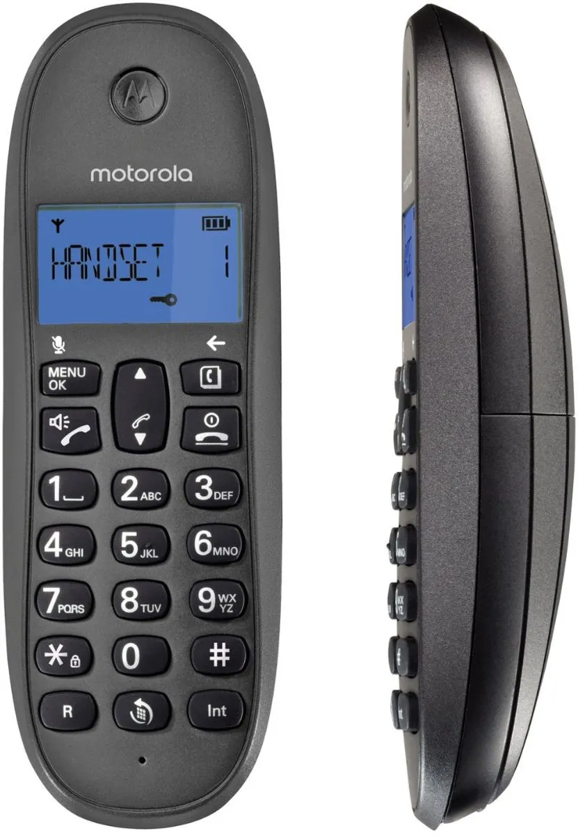 Motorola C1002GW Draadloze DECT Telefoon - 2 Handsets Grijs