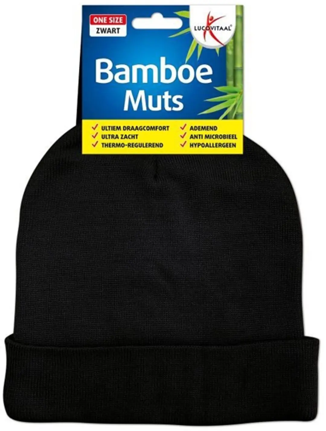 Lucovitaal Bamboe Muts