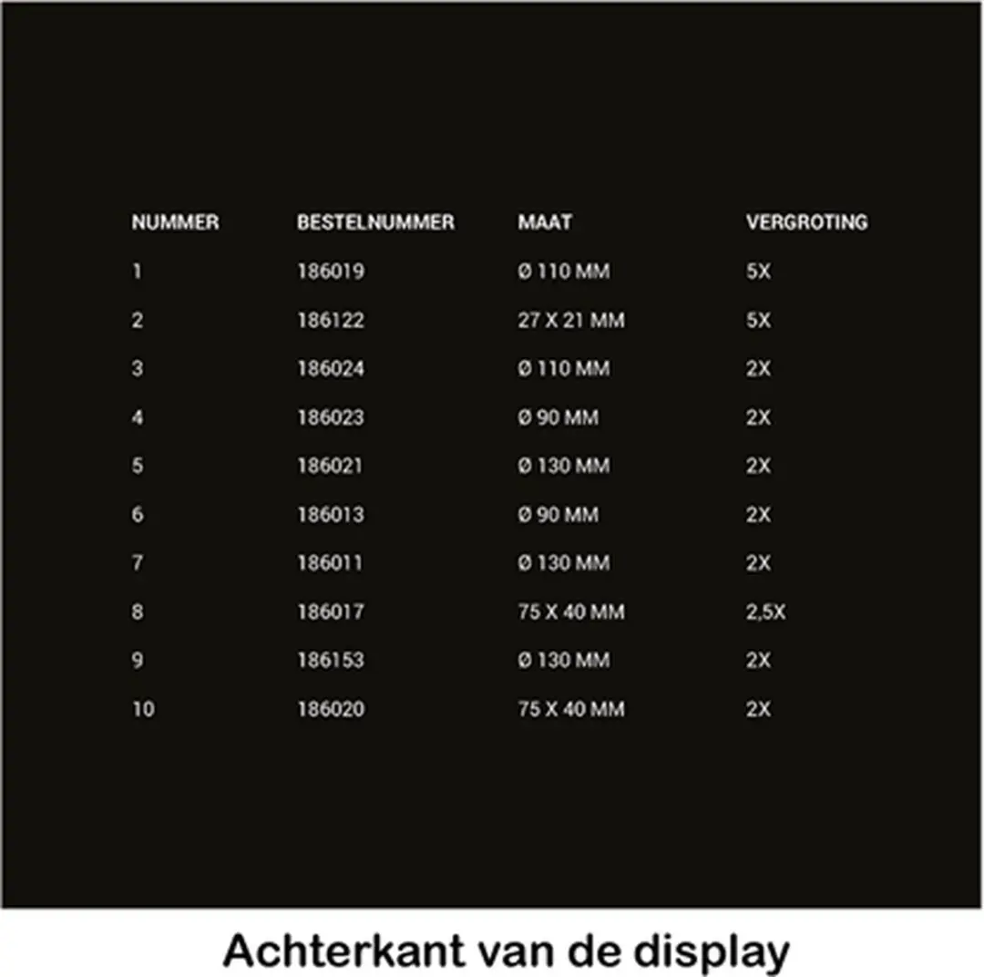Carson Balie Display Leeg - afbeelding 4 van 5