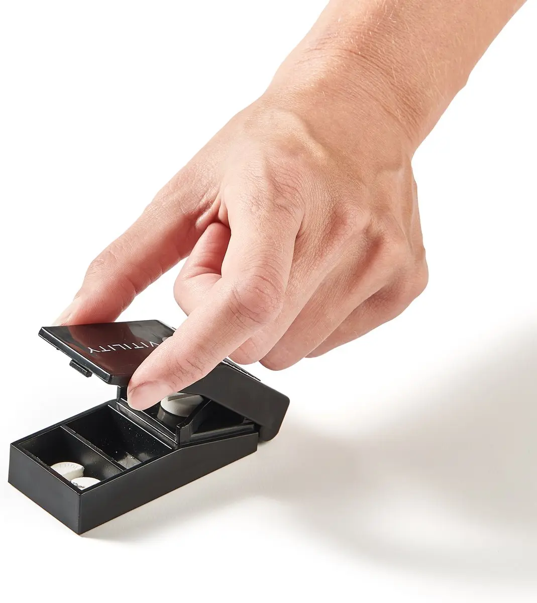 Vitility Tabletsplijter - Zwart - afbeelding 4 van 6