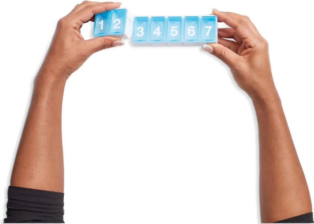 Vitility Medicijndoos 1 Stuks - Zwart - afbeelding 2 van 6
