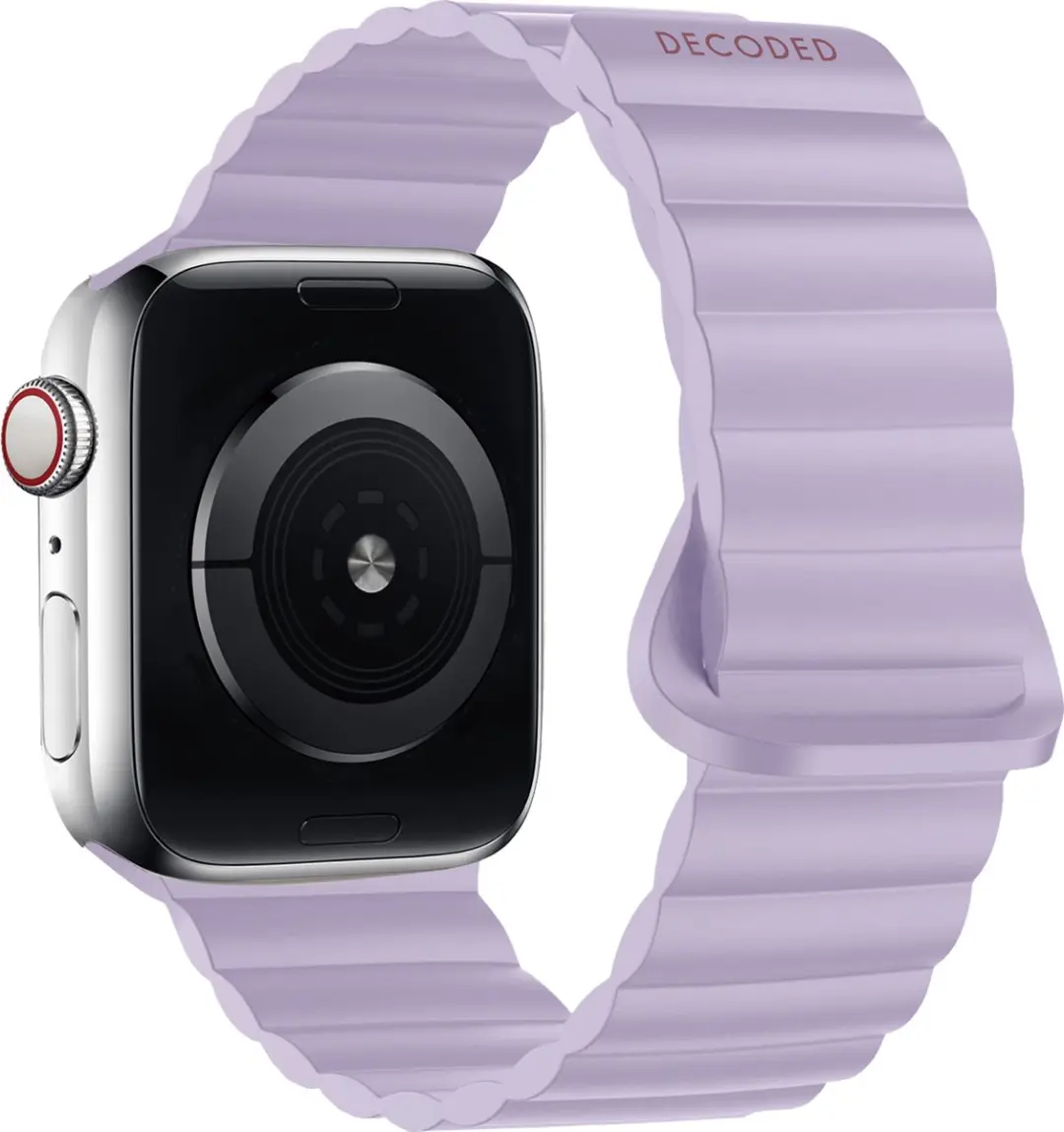 Decoded Silicone Magnetic Traction Loop Strap - 45/44/42mm Lavendel - afbeelding 2 van 3