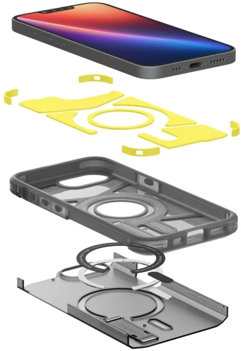 Spigen Tough Armor iPhone 16 Hoesje - Zwart - afbeelding 5 van 6