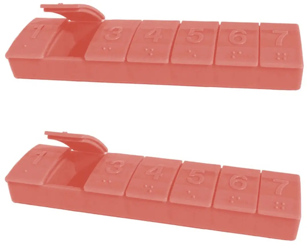 Tupperware pillendoosjes set van 2