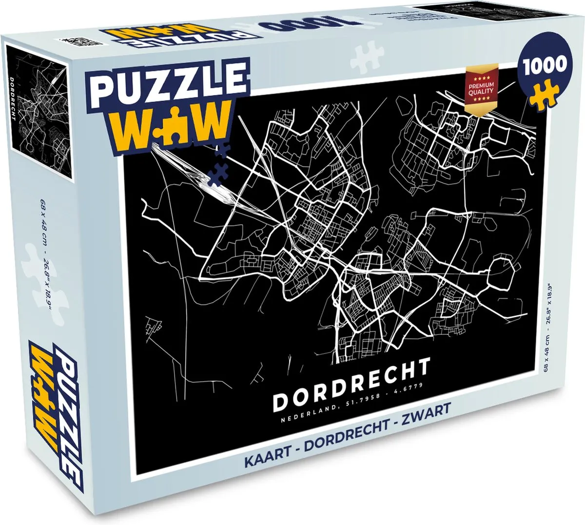 PuzzleWow Dordrecht Legpuzzel 1000 Stuks