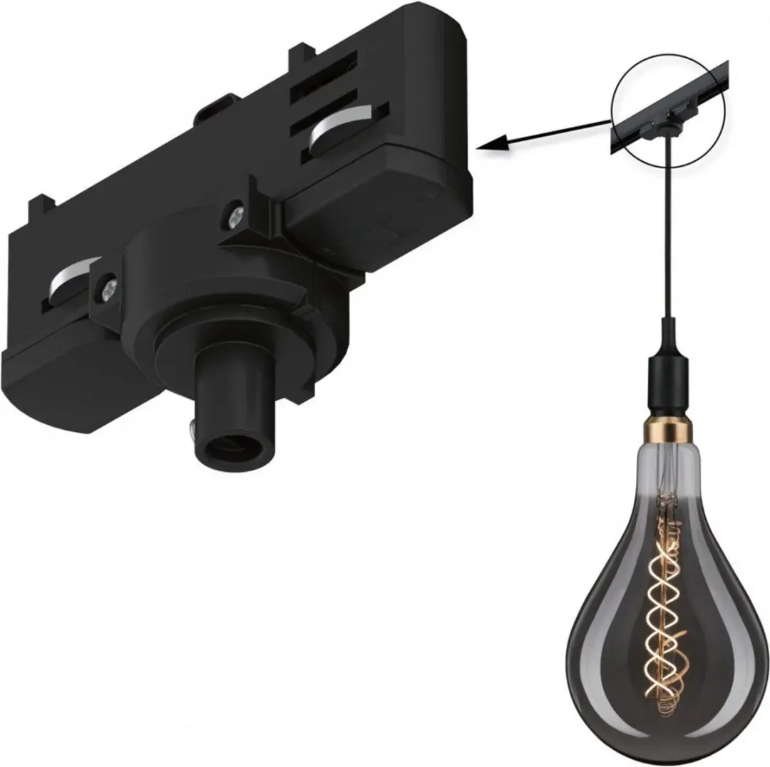 Paulmann 91387 Hanglampadapter - Zwart - afbeelding 2 van 5