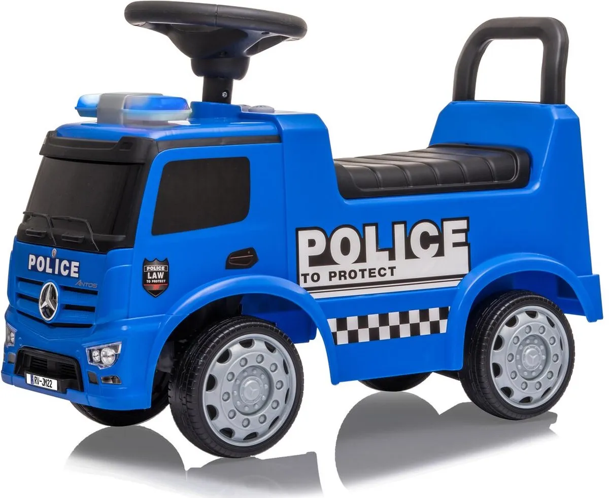 Mercedes-Benz Loopauto Politiewagen 460475 - Zwart - afbeelding 6 van 6