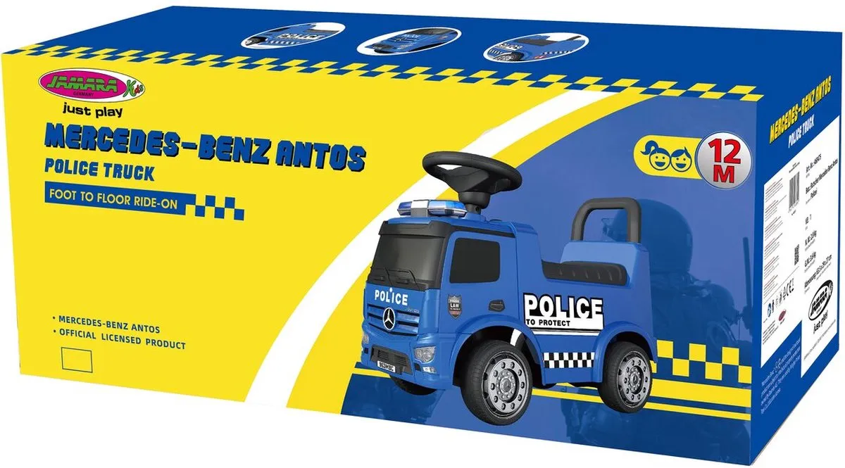 Mercedes-Benz Loopauto Politiewagen 460475 - Zwart