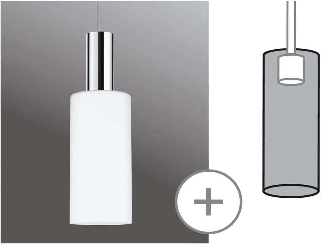 Paulmann Raja 95606 Lampenkap - Opal - afbeelding 4 van 6