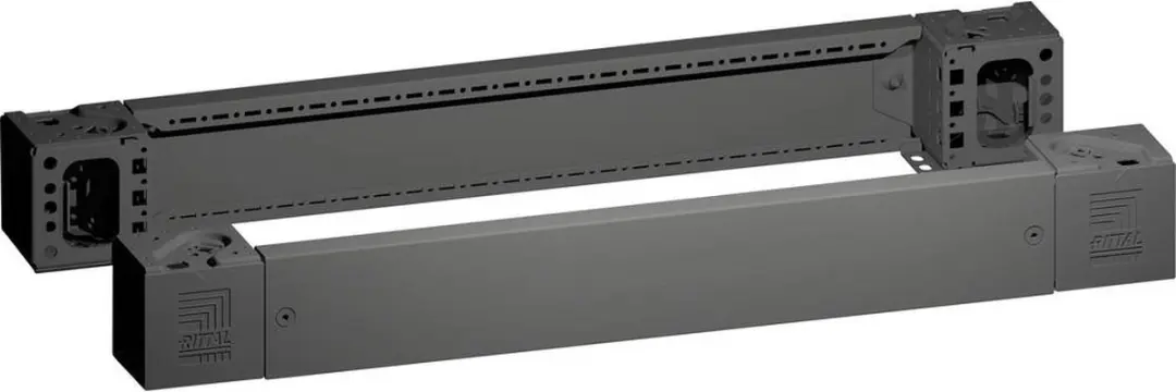 Rittal 8660.003 VX-hoekstuk met sokkel-afdekking - 100x800mm - Staal - Zwart - afbeelding 2 van 2