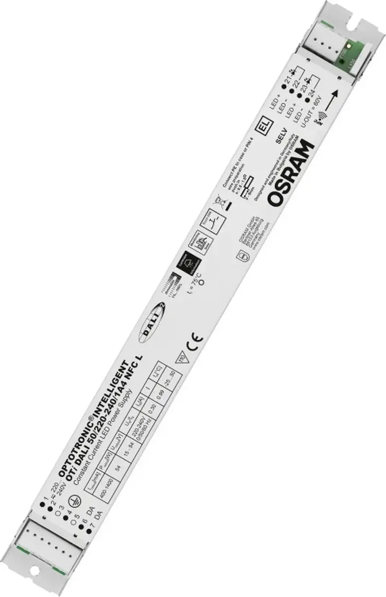 Osram Optotronic Intelligent DALI NFC LED Driver 80/220-240V 2A1
